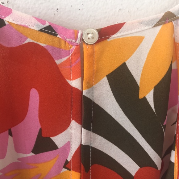LOFT Tropical Halter Graphic Floral Sz‎ S - NWT - Picture 4 of 7
